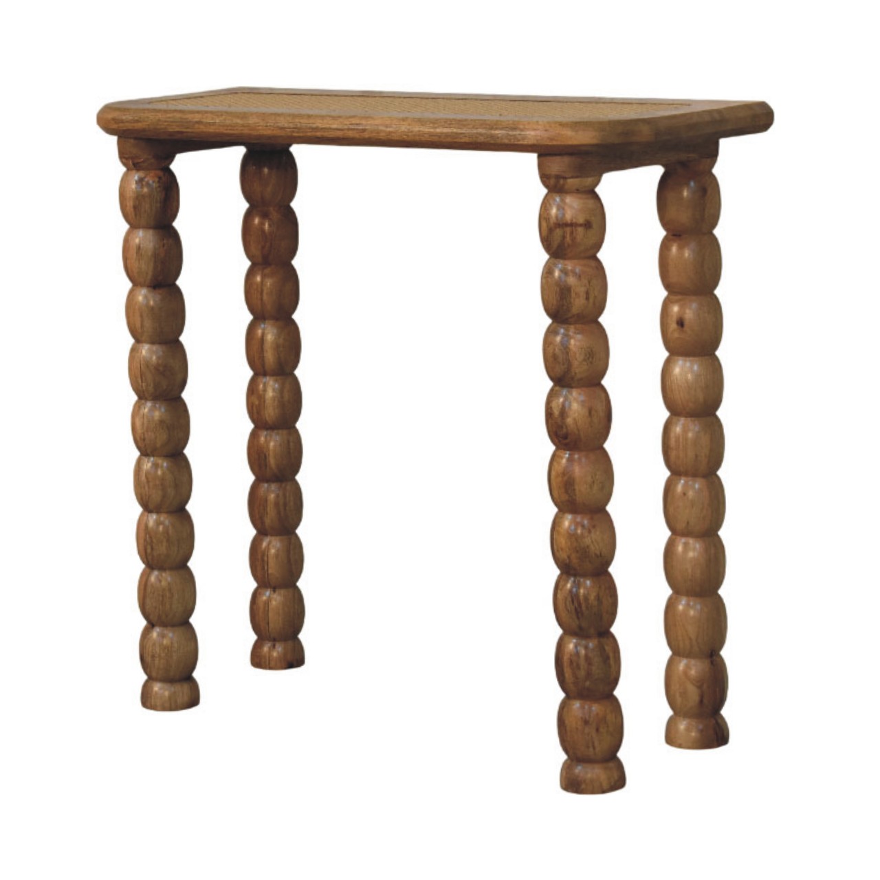 Spindle Rattan Console Table - Image 3