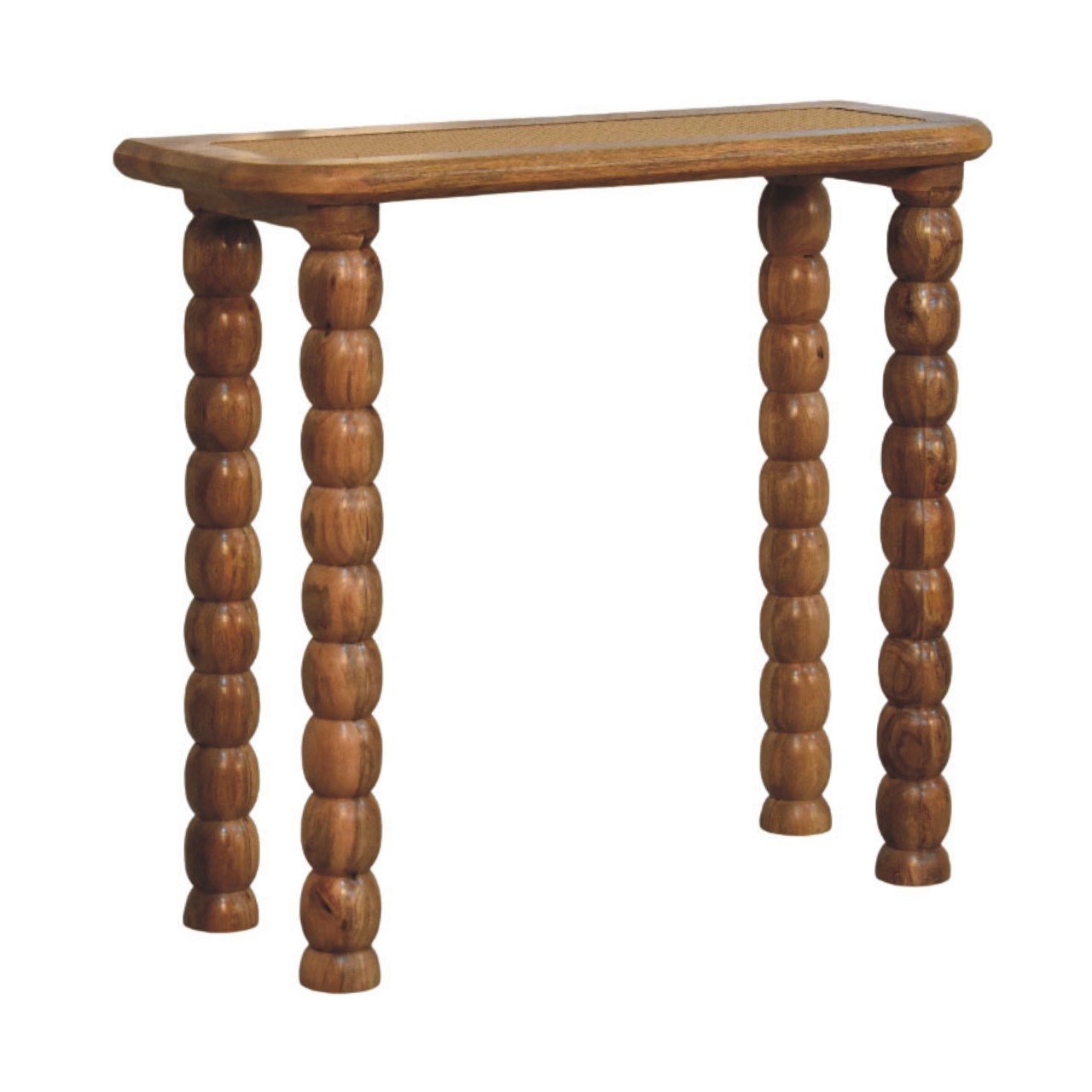 Spindle Rattan Console Table - Image 2