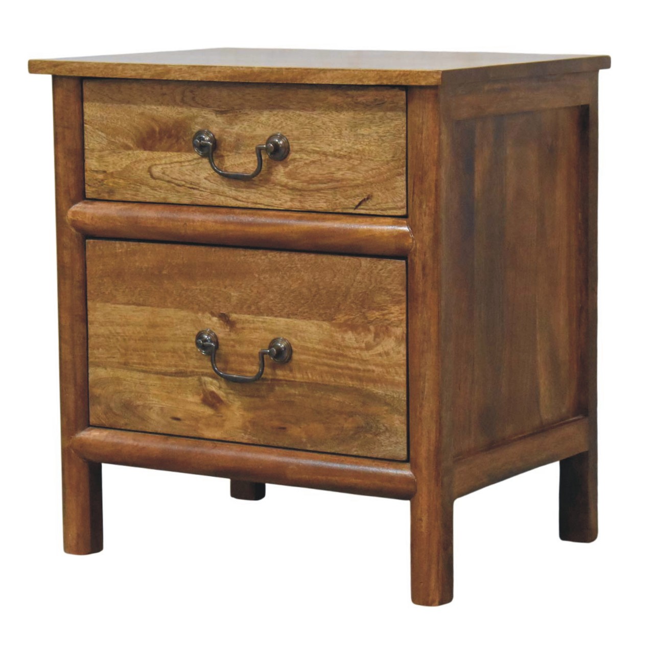 Classic Two Drawer Bedside - Image 2