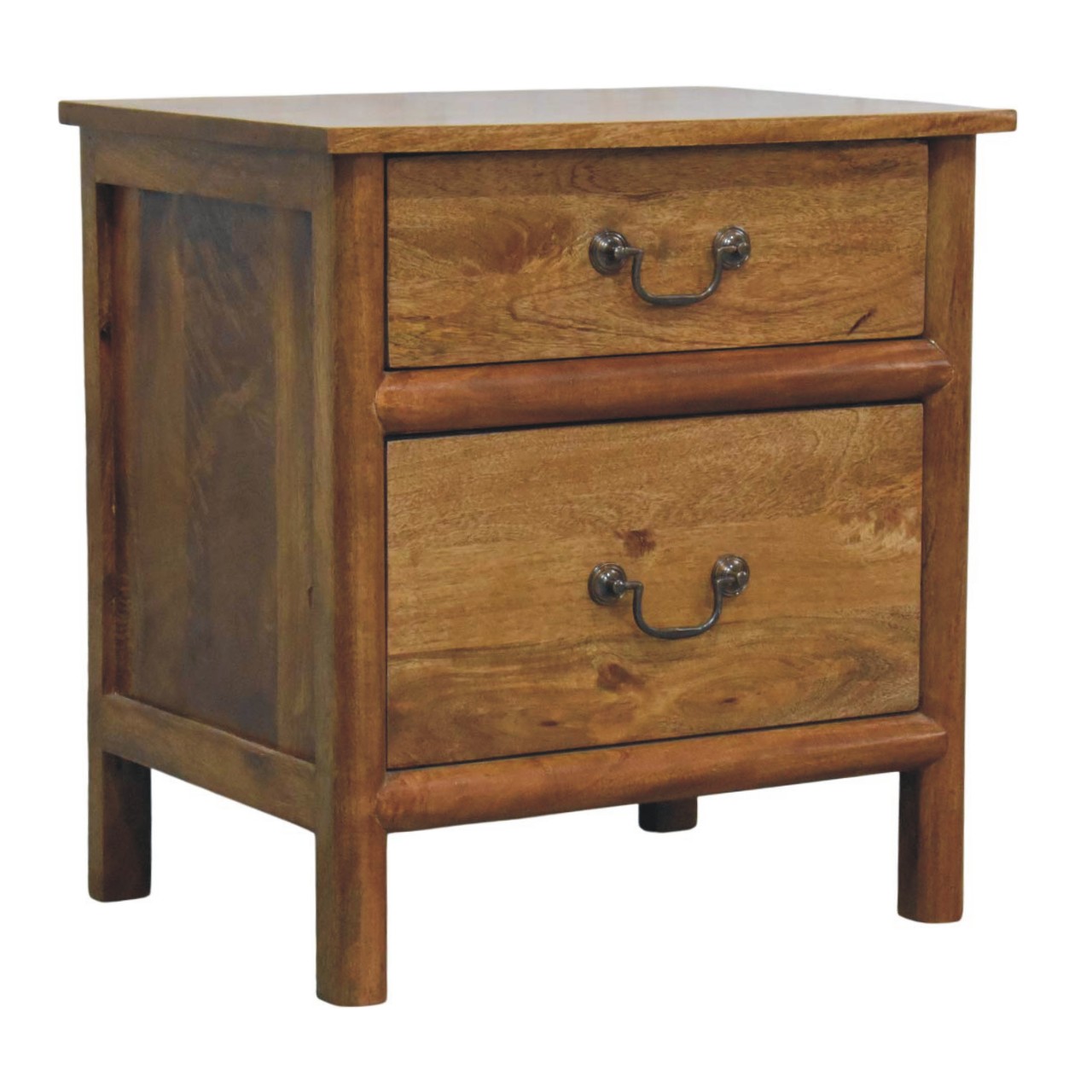 Classic Two Drawer Bedside - Image 3