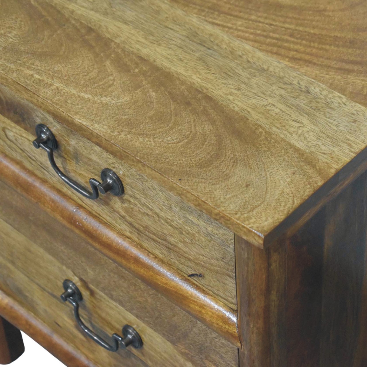 Classic Two Drawer Bedside - Image 5