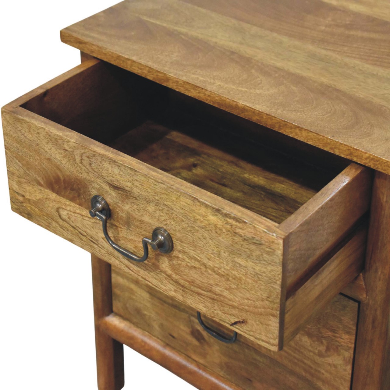 Classic Two Drawer Bedside - Image 6